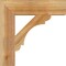 Ekena Millwork Olympic Block Rough Sawn Bracket, Western Red Cedar, 4"W x 18"D x 18"H BKT04X18X18OLY05RWR - alternate 2